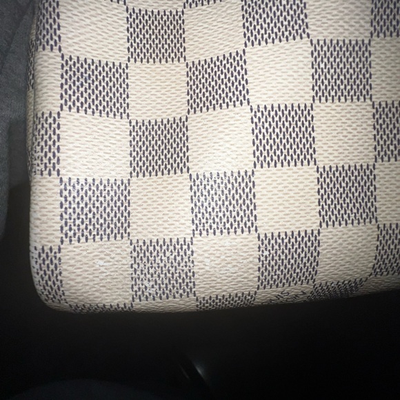 Louis Vuitton White and Gray Satchel with Damier Pattern - Picture 8 of 16